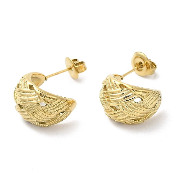 PandaHall 304 Stainless Steel Crescent Moon Stud Earrings, Real 14K Gold Plated, 14.5x10.5mm 304 Stainless Steel Moon
PandaHall 304 Stainless Steel Crescent Moon Stud Earrings, Real 14K Gold Plated, 14.5x10.5mm 304 Stainless Steel Moon