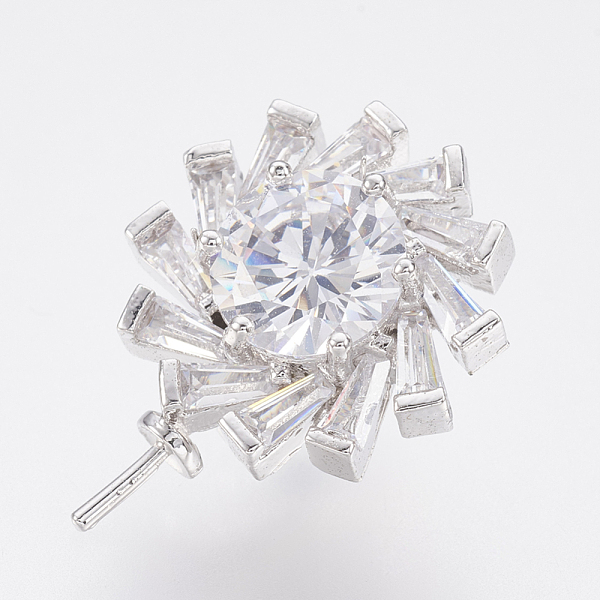 PandaHall Eco-Friendly Brass Micro Pave Cubic Zirconia Cup Pearl Peg Bails Pin Pendants, For Half Drilled Beads, Lead Free & Cadmium Free...
PandaHall Eco-Friendly Brass Micro Pave Cubic Zirconia Cup Pearl Peg Bails Pin Pendants, For Half Drilled Beads, Lead Free & Cadmium Free...