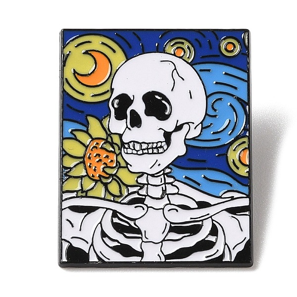 PandaHall Black Alloy Brooches, Halloween Skeleton Enamel Pins, Blue, 33x26x1mm Alloy+Enamel Skeleton Blue
PandaHall Black Alloy Brooches, Halloween Skeleton Enamel Pins, Blue, 33x26x1mm Alloy+Enamel Skeleton Blue