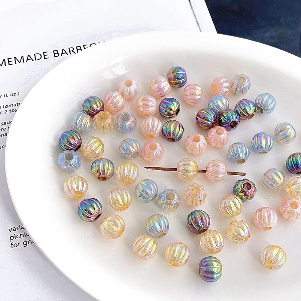 PandaHall Opaque Acrylic European Beads, Large Hole Beads, Pumpkin, Mixed Color, 14x13mm, Hole: 5mm Acrylic Pumpkin Multicolor
PandaHall Opaque Acrylic European Beads, Large Hole Beads, Pumpkin, Mixed Color, 14x13mm, Hole: 5mm Acrylic Pumpkin Multicolor