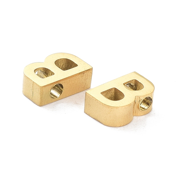 PandaHall Ion Plating(IP) 304 Stainless Steel Charms, Alphabet, Golden, Letter.B, 8x5x3mm, Hole: 1.8mm 304 Stainless Steel Letter B
PandaHall Ion Plating(IP) 304 Stainless Steel Charms, Alphabet, Golden, Letter.B, 8x5x3mm, Hole: 1.8mm 304 Stainless Steel Letter B