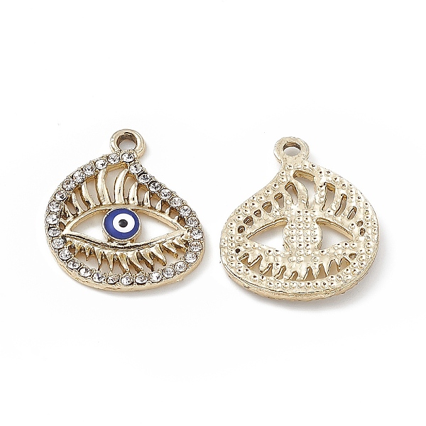 PandaHall Alloy Crystal Rhinestone Pendants, with Enamel, Flat Round with Eye, Light Gold, 22x19.5x2mm, Hole: 1.8mm Alloy Rhinestone+Enamel...
PandaHall Alloy Crystal Rhinestone Pendants, with Enamel, Flat Round with Eye, Light Gold, 22x19.5x2mm, Hole: 1.8mm Alloy Rhinestone+Enamel...
