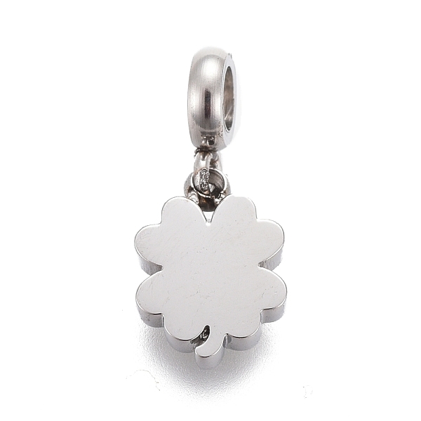 PandaHall 304 Stainless Steel Charms, with Tube Bails, Manual Polishing, Clover, Stainless Steel Color, 14mm, Pendant: 8.4x6.2x1.8mm, Hole...
PandaHall 304 Stainless Steel Charms, with Tube Bails, Manual Polishing, Clover, Stainless Steel Color, 14mm, Pendant: 8.4x6.2x1.8mm, Hole...