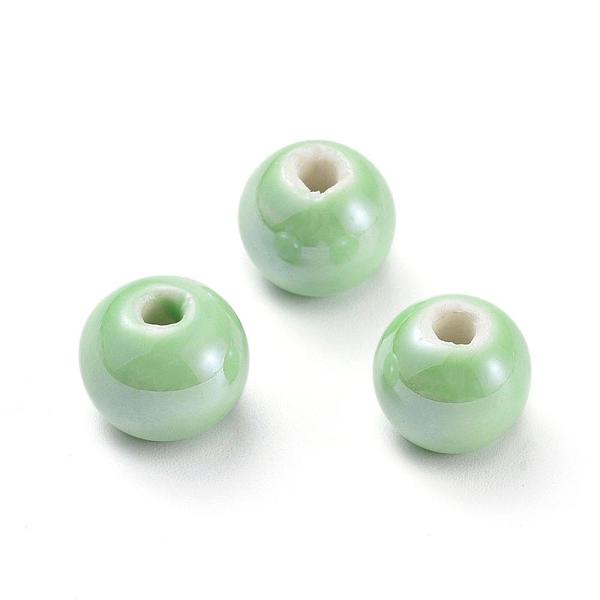 PandaHall Handmade Porcelain Beads, Pearlized, Round, Yellow Green, 10mm, Hole: 2~3mm Porcelain Round Green
PandaHall Handmade Porcelain Beads, Pearlized, Round, Yellow Green, 10mm, Hole: 2~3mm Porcelain Round Green