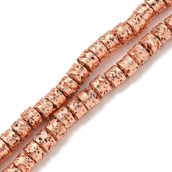 PandaHall Electroplated Natural Lava Rock Beads Strands, Cloumn, Rose Gold Plated, 3x2mm, Hole: 1mm, about 164pcs/strand, 15.35''(39cm) Lava...
PandaHall Electroplated Natural Lava Rock Beads Strands, Cloumn, Rose Gold Plated, 3x2mm, Hole: 1mm, about 164pcs/strand, 15.35''(39cm) Lava...