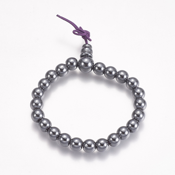 PandaHall Non-magnetic Synthetic Hematite Stretch Bracelets, Round, 2 inch(50mm) Non-magnetic Hematite
PandaHall Non-magnetic Synthetic Hematite Stretch Bracelets, Round, 2 inch(50mm) Non-magnetic Hematite