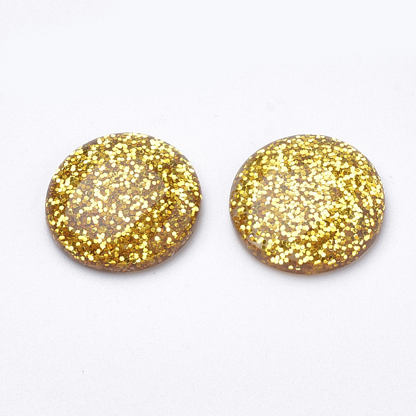 PandaHall Resin Cabochons, with Glitter Powder, Dome/Half Round, Goldenrod, 16x5mm Resin Half Round Gold
PandaHall Resin Cabochons, with Glitter Powder, Dome/Half Round, Goldenrod, 16x5mm Resin Half Round Gold