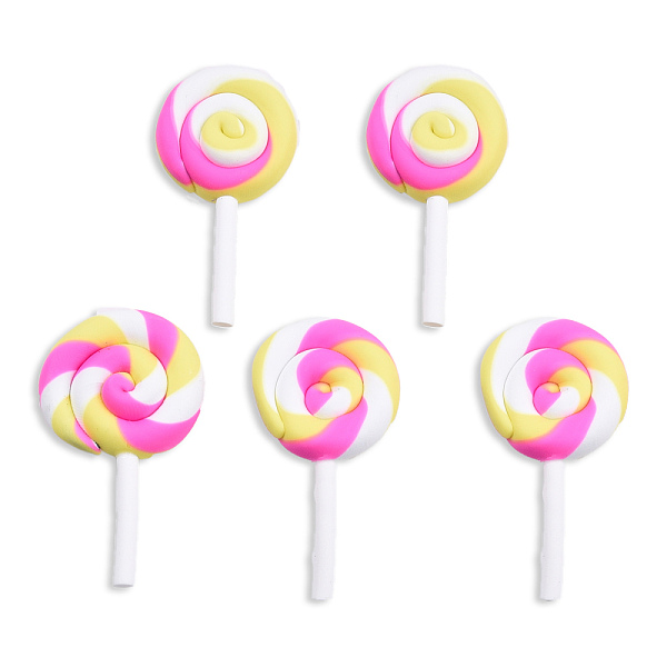 PandaHall Handmade Polymer Clay Beads, No Hole, Lollipop, Medium Orchid, 43~52.5x26.5~30.5x7~10mm Polymer Clay Food
PandaHall Handmade Polymer Clay Beads, No Hole, Lollipop, Medium Orchid, 43~52.5x26.5~30.5x7~10mm Polymer Clay Food