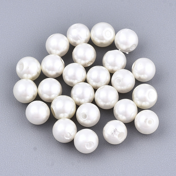 PandaHall Glass Pearl Beads, Dyed, Half Drilled Beads, Pearlized, Round, Old Lace, 1/8 inch(4mm), Hole: 0.8mm Glass Round
PandaHall Glass Pearl Beads, Dyed, Half Drilled Beads, Pearlized, Round, Old Lace, 1/8 inch(4mm), Hole: 0.8mm Glass Round