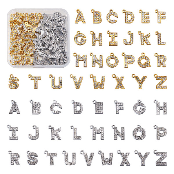 PandaHall Alloy Crystal Rhinestone Pendants & Alloy Micro Pave Cubic Zirconia Rhinestone Pendants, Lead Free & Cadmium Free, Letter A~Z...
PandaHall Alloy Crystal Rhinestone Pendants & Alloy Micro Pave Cubic Zirconia Rhinestone Pendants, Lead Free & Cadmium Free, Letter A~Z...