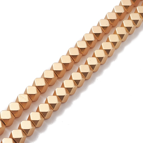 PandaHall Non-magnetic Synthetic Hematite Beads Strands, Galvanic Plating(Color Retention for 1 Year), Matte Style, Polyhedron, Golden...
PandaHall Non-magnetic Synthetic Hematite Beads Strands, Galvanic Plating(Color Retention for 1 Year), Matte Style, Polyhedron, Golden...