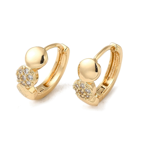 PandaHall KC Gold Plated Brass Micro Pave Cubic Zirconia Hoop Earring, Heart, Heart, 15.5x5.5mm Brass Heart Clear
PandaHall KC Gold Plated Brass Micro Pave Cubic Zirconia Hoop Earring, Heart, Heart, 15.5x5.5mm Brass Heart Clear