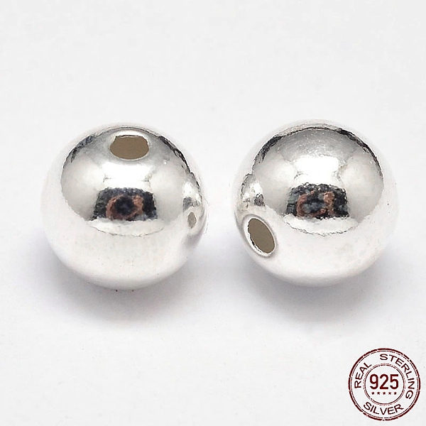 PandaHall 925 Sterling Silver Beads, Seamless Round Beads, Silver, 10mm, Hole: 1.8mm Sterling Silver Round
PandaHall 925 Sterling Silver Beads, Seamless Round Beads, Silver, 10mm, Hole: 1.8mm Sterling Silver Round