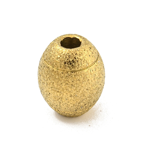 PandaHall 304 Stainless Steel Textured Beads, Oval, Golden, 12x10mm, Hole: 2.8mm 304 Stainless Steel Oval
PandaHall 304 Stainless Steel Textured Beads, Oval, Golden, 12x10mm, Hole: 2.8mm 304 Stainless Steel Oval
