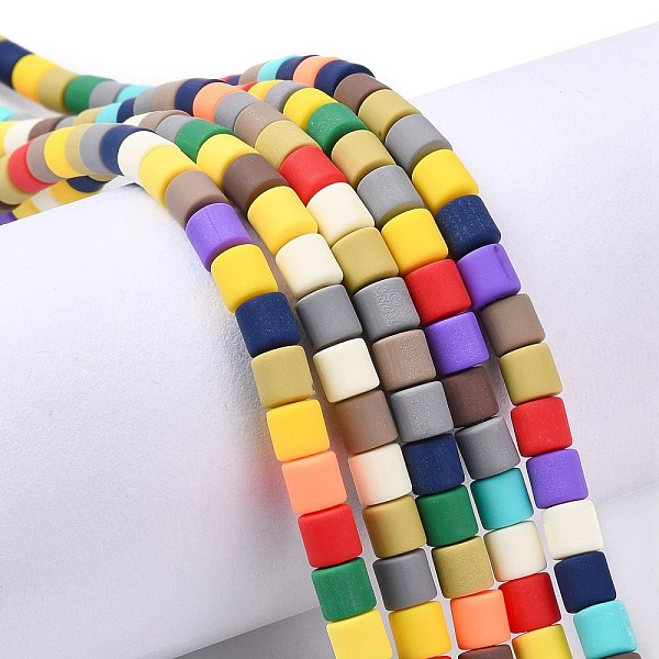 PandaHall Polymer Clay Bead Strands, Column, Colorful, 5~7x6mm, Hole: 1.5~2mm, about 61~69pcs/strand, 15.74 inch Polymer Clay Column
PandaHall Polymer Clay Bead Strands, Column, Colorful, 5~7x6mm, Hole: 1.5~2mm, about 61~69pcs/strand, 15.74 inch Polymer Clay Column