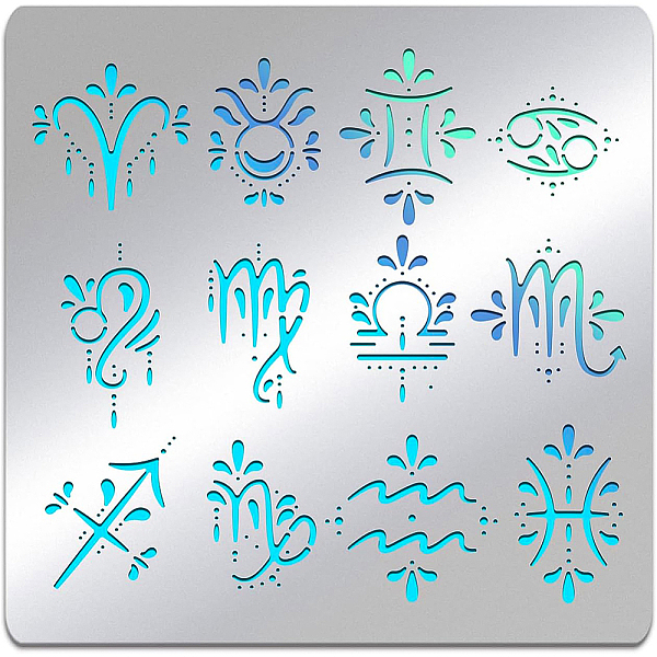 PandaHall BENECREAT Zodiac Signs Themed Metal Stencil, Stainless Steel Drawing Stencil Template for Wood Burning, Wall Painting Crafts and...
PandaHall BENECREAT Zodiac Signs Themed Metal Stencil, Stainless Steel Drawing Stencil Template for Wood Burning, Wall Painting Crafts and...