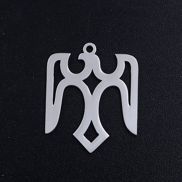 PandaHall 201 Stainless Steel Pendants, Eagle, Stainless Steel Color, 23.5x19x1mm, Hole: 1.5mm 201 Stainless Steel Bird
PandaHall 201 Stainless Steel Pendants, Eagle, Stainless Steel Color, 23.5x19x1mm, Hole: 1.5mm 201 Stainless Steel Bird