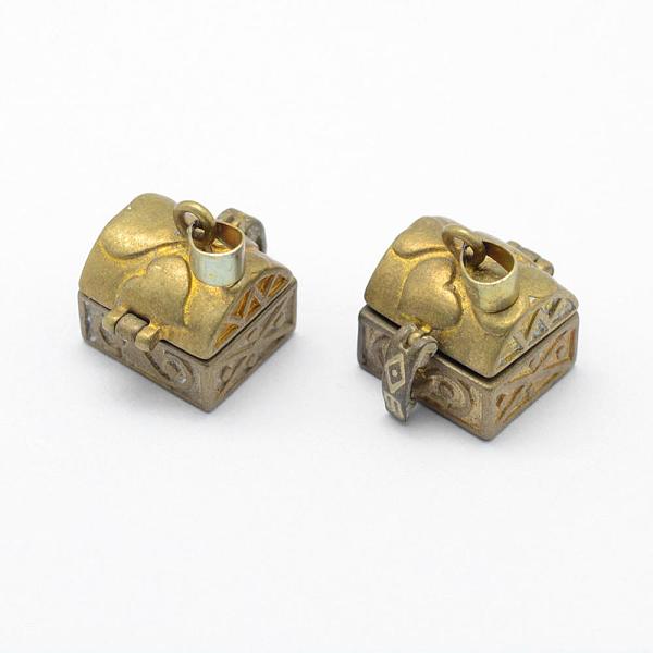 PandaHall Brass Prayer Box Pendants, Lead Free & Cadmium Free & Nickel Free, Rectangle, Raw(Unplated), 17x15.5x19.5mm, Hole: 4x6mm, Inner...
PandaHall Brass Prayer Box Pendants, Lead Free & Cadmium Free & Nickel Free, Rectangle, Raw(Unplated), 17x15.5x19.5mm, Hole: 4x6mm, Inner...