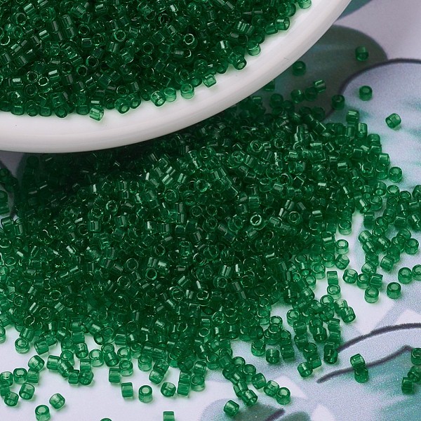 PandaHall MIYUKI Delica Beads, Cylinder, Japanese Seed Beads, 11/0, (DB0705) Transparent Green, 1.3x1.6mm, Hole: 0.8mm, about 20000pcs/bag...
PandaHall MIYUKI Delica Beads, Cylinder, Japanese Seed Beads, 11/0, (DB0705) Transparent Green, 1.3x1.6mm, Hole: 0.8mm, about 20000pcs/bag...