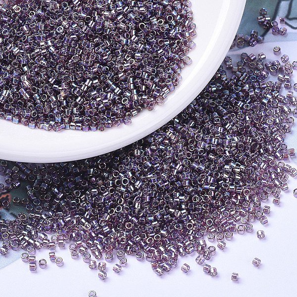 PandaHall MIYUKI Delica Beads, Cylinder, Japanese Seed Beads, 11/0, (DB1244) Transparent Mauve AB, 1.3x1.6mm, Hole: 0.8mm, about 2000pcs/10g..., Purple
PandaHall MIYUKI Delica Beads, Cylinder, Japanese Seed Beads, 11/0, (DB1244) Transparent Mauve AB, 1.3x1.6mm, Hole: 0.8mm, about 2000pcs/10g..., Purple