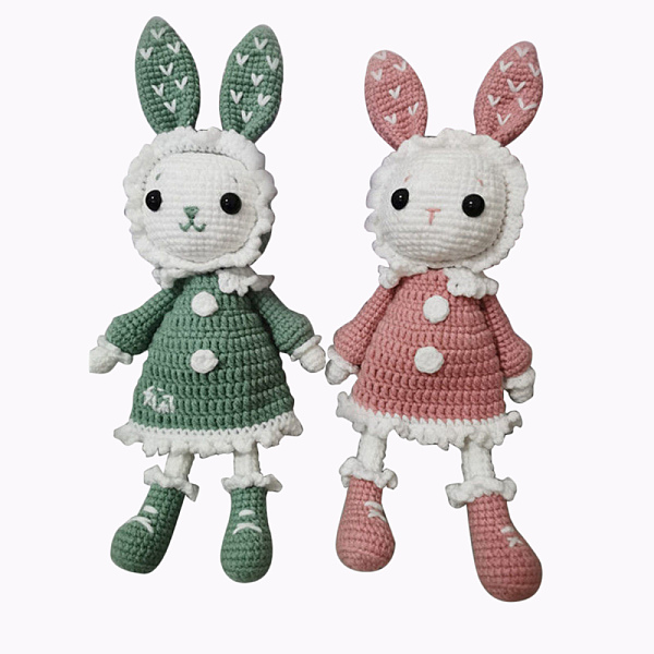 PandaHall DIY Rabbit Doll Crochet Kit, Including Stick, Plastic Craft Eye & Button & Locking Stitch Makers, Silicone Washer, Fiber Yard...
PandaHall DIY Rabbit Doll Crochet Kit, Including Stick, Plastic Craft Eye & Button & Locking Stitch Makers, Silicone Washer, Fiber Yard...