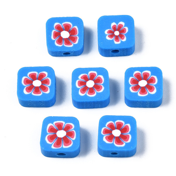 PandaHall Handmade Polymer Clay Beads, for DIY Jewelry Crafts Supplies, Square with Flower, Red, 9~9.5x9.5x4~4.5mm, Hole: 1.8mm Polymer Clay...
PandaHall Handmade Polymer Clay Beads, for DIY Jewelry Crafts Supplies, Square with Flower, Red, 9~9.5x9.5x4~4.5mm, Hole: 1.8mm Polymer Clay...