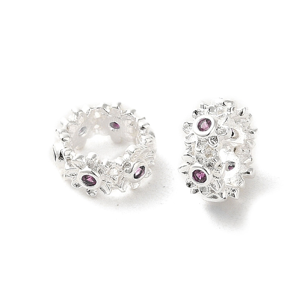 PandaHall Rack Plating Brass Beads, with Cubic Zirconia, Long-Lasting Plated, Lead Free & Cadmium Free, Rings with Flower, Old Rose, 8x4mm...
PandaHall Rack Plating Brass Beads, with Cubic Zirconia, Long-Lasting Plated, Lead Free & Cadmium Free, Rings with Flower, Old Rose, 8x4mm...