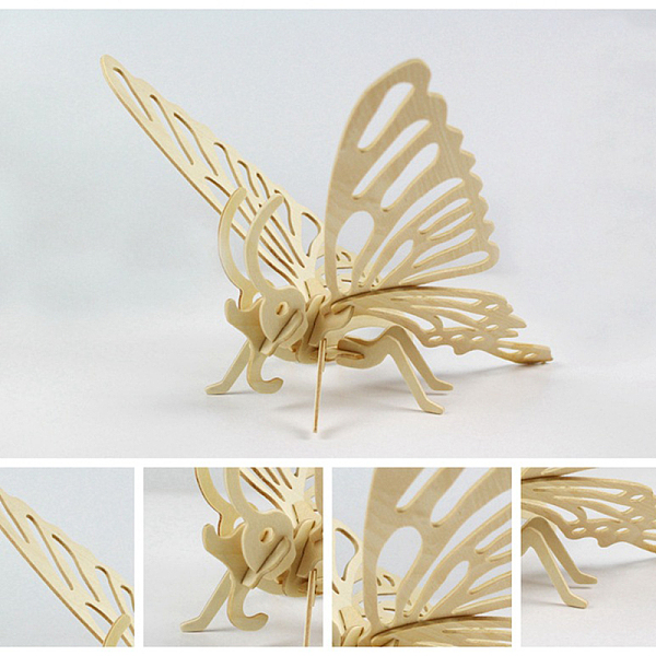 PandaHall Wood Assembly Animal Toys for Boys and Girls, 3D Puzzle Model for Kids, Butterfly, BurlyWood, Finished: 225x245x190mm Wood..., Orange
PandaHall Wood Assembly Animal Toys for Boys and Girls, 3D Puzzle Model for Kids, Butterfly, BurlyWood, Finished: 225x245x190mm Wood..., Orange