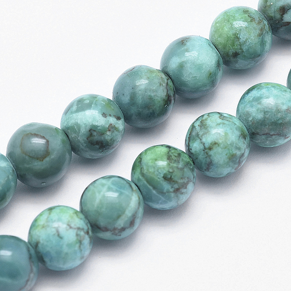 PandaHall Natural Marble Beads Strands, Round, Dyed & Heated, Dark Cyan, 6mm, Hole: 1mm, about 62pcs/strand, 15 inch(38cm) Natural Gemstone...
PandaHall Natural Marble Beads Strands, Round, Dyed & Heated, Dark Cyan, 6mm, Hole: 1mm, about 62pcs/strand, 15 inch(38cm) Natural Gemstone...