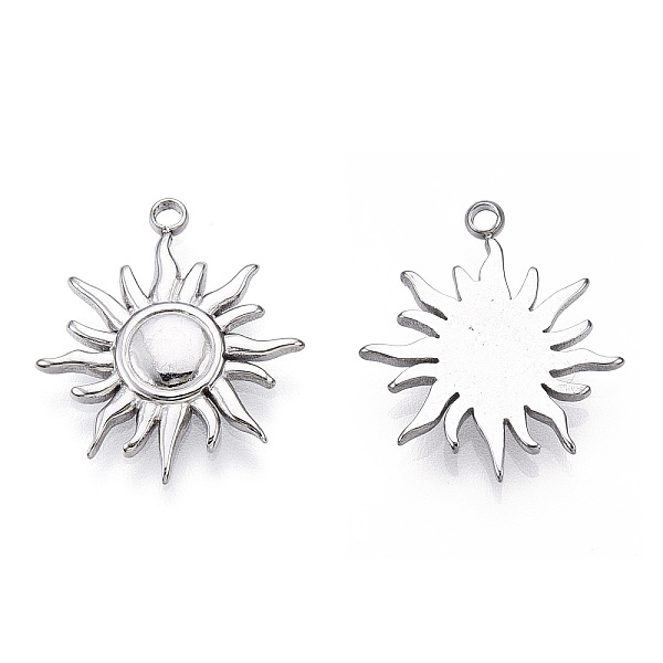 PandaHall 201 Stainless Steel Pendants, Sun, Stainless Steel Color, 18.5x16x2mm, Hole: 1.4mm 201 Stainless Steel Sun
PandaHall 201 Stainless Steel Pendants, Sun, Stainless Steel Color, 18.5x16x2mm, Hole: 1.4mm 201 Stainless Steel Sun