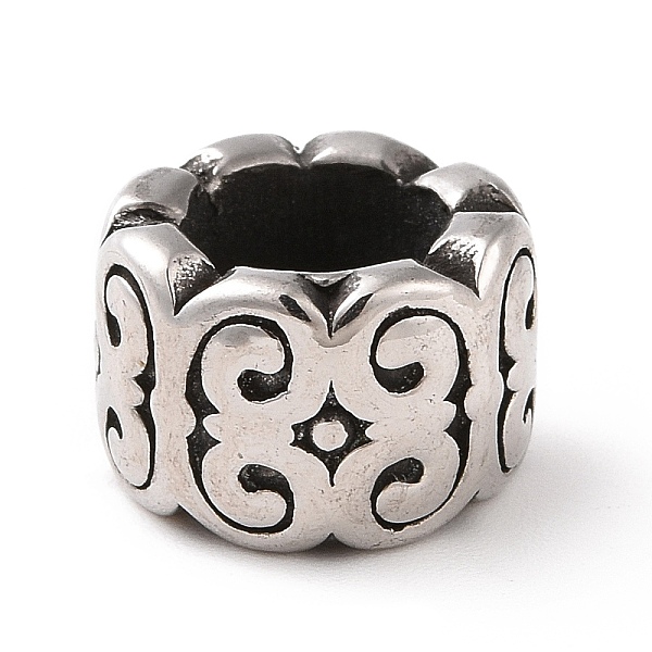 PandaHall 304 Stainless Steel Large Hole Beads, Column, Antique Silver, 7x11mm, Hole: 6.5mm 304 Stainless Steel Column
PandaHall 304 Stainless Steel Large Hole Beads, Column, Antique Silver, 7x11mm, Hole: 6.5mm 304 Stainless Steel Column