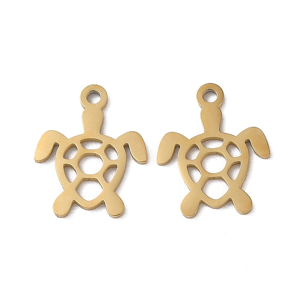PandaHall Ion Plating(IP) 304 Stainless Steel Pendants, Laser Cut, Tortoise Charms, Golden, 16x13x1mm, Hole: 1.6mm 304 Stainless Steel...
PandaHall Ion Plating(IP) 304 Stainless Steel Pendants, Laser Cut, Tortoise Charms, Golden, 16x13x1mm, Hole: 1.6mm 304 Stainless Steel...