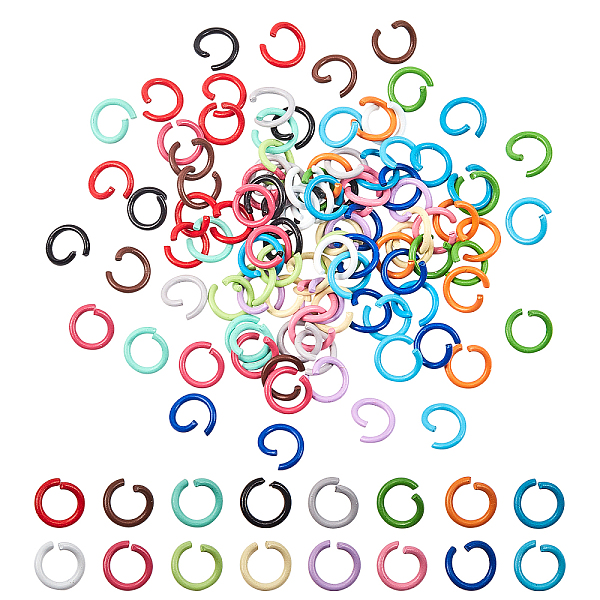 PandaHall 160pcs 8mm Iron Open Jump Rings Jewelry DIY Findings for Choker Necklaces Bracelet Making, 16 Colors Iron Multicolor
PandaHall 160pcs 8mm Iron Open Jump Rings Jewelry DIY Findings for Choker Necklaces Bracelet Making, 16 Colors Iron Multicolor