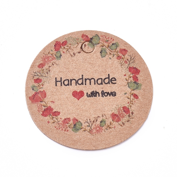 PandaHall Paper Hanging Tags, for Wedding Favors, Birthday or Special Event, Flat Round, Flower Pattern, BurlyWood, 30x0.2mm, Hole: 3mm..., Orange
PandaHall Paper Hanging Tags, for Wedding Favors, Birthday or Special Event, Flat Round, Flower Pattern, BurlyWood, 30x0.2mm, Hole: 3mm..., Orange
