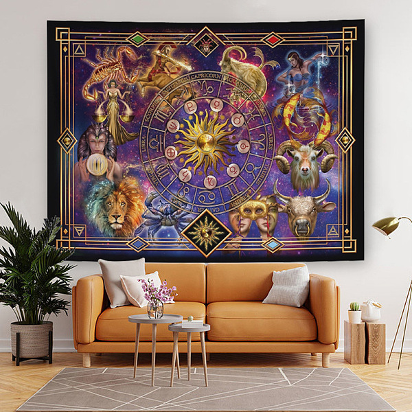 PandaHall 12 Constellation Altar Wiccan Witchcraft Polyester Decoration Backdrops, Photography Background Banner Decoration for Party Home...
PandaHall 12 Constellation Altar Wiccan Witchcraft Polyester Decoration Backdrops, Photography Background Banner Decoration for Party Home...