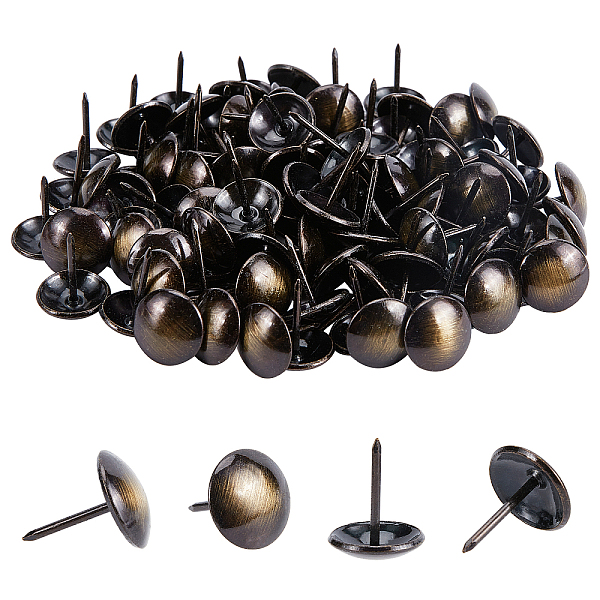 PandaHall Iron Round Head Furniture Nails, Sofa Foam Nails, for Furniture Decoration, Antique Bronze, 20x16mm, Pin: 1.5mm Iron
PandaHall Iron Round Head Furniture Nails, Sofa Foam Nails, for Furniture Decoration, Antique Bronze, 20x16mm, Pin: 1.5mm Iron