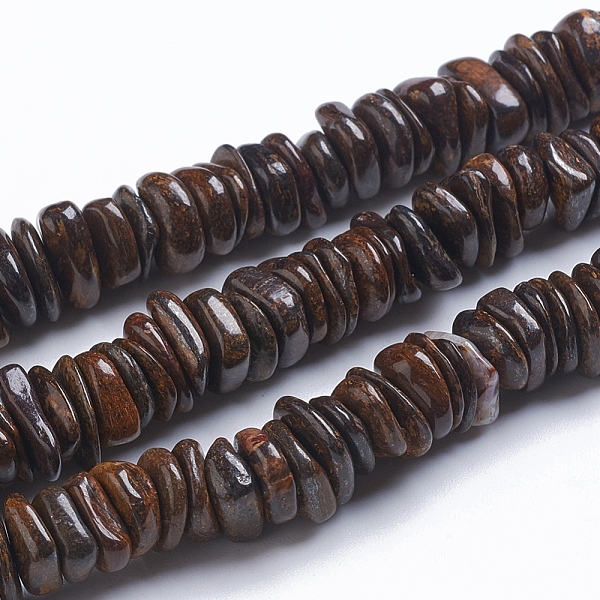 PandaHall Natural Bronzite Beads Strands, Flat Chip, 11~17x9~11x2~4mm, Hole: 0.9mm, about 124pcs/strand, 15.75 inch(40cm) Bronzite Chip
PandaHall Natural Bronzite Beads Strands, Flat Chip, 11~17x9~11x2~4mm, Hole: 0.9mm, about 124pcs/strand, 15.75 inch(40cm) Bronzite Chip