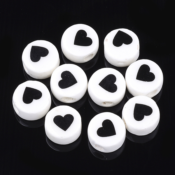 PandaHall Handmade Porcelain Beads, Flat Round with Heart, Creamy White, 8~8.5x4.5mm, Hole: 2mm Porcelain Flat Round
PandaHall Handmade Porcelain Beads, Flat Round with Heart, Creamy White, 8~8.5x4.5mm, Hole: 2mm Porcelain Flat Round