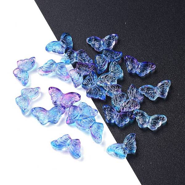 PandaHall Electroplate Transparent Glass Beads, Butterfly, Cornflower Blue, 14.5x8x3.5mm, Hole: 0.8mm Glass Butterfly
PandaHall Electroplate Transparent Glass Beads, Butterfly, Cornflower Blue, 14.5x8x3.5mm, Hole: 0.8mm Glass Butterfly