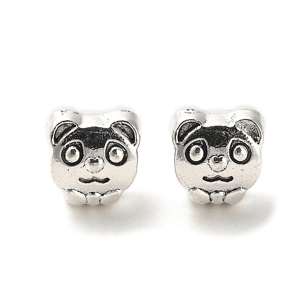 PandaHall Tibetan Style Alloy European Beads, Lead Free & Cadmium Free, Antique Silver, Large Hole Beads, Panda, 10x9.5x7.5mm, Hole: 4.5mm...
PandaHall Tibetan Style Alloy European Beads, Lead Free & Cadmium Free, Antique Silver, Large Hole Beads, Panda, 10x9.5x7.5mm, Hole: 4.5mm...