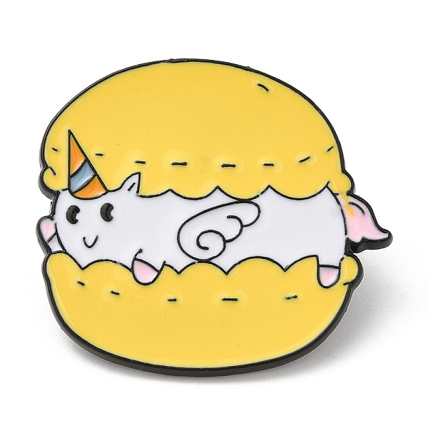 PandaHall Alloy Enamel Pins, Food Brooches for Women, Electrophoresis Black, Unicorn Hamburger, 25.5x27.5x1.5mm Alloy+Enamel Unicorn Yellow
PandaHall Alloy Enamel Pins, Food Brooches for Women, Electrophoresis Black, Unicorn Hamburger, 25.5x27.5x1.5mm Alloy+Enamel Unicorn Yellow