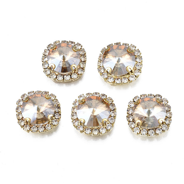 PandaHall Sew on Rhinestone, Transparent Glass Rhinestone, with Brass Prong Settings, Faceted, Square, Gold Quartz, 17x17x8mm, Hole: 1mm..., Yellow
PandaHall Sew on Rhinestone, Transparent Glass Rhinestone, with Brass Prong Settings, Faceted, Square, Gold Quartz, 17x17x8mm, Hole: 1mm..., Yellow