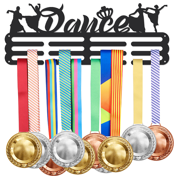 PandaHall Iron Medal Hanger Holder Display Wall Rack, 3-Line, with Screws, Black, Dance, 400x150mm Iron Sports Black
PandaHall Iron Medal Hanger Holder Display Wall Rack, 3-Line, with Screws, Black, Dance, 400x150mm Iron Sports Black