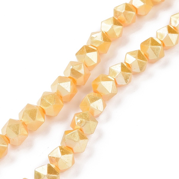 PandaHall Glass Pearl Beads Strands, Faceted, Polygon, Gold, 7.5x7.5mm, Hole: 1mm, about 49pcs/strand, 14.09 inch(35.8cm) Glass Polygon Gold
PandaHall Glass Pearl Beads Strands, Faceted, Polygon, Gold, 7.5x7.5mm, Hole: 1mm, about 49pcs/strand, 14.09 inch(35.8cm) Glass Polygon Gold