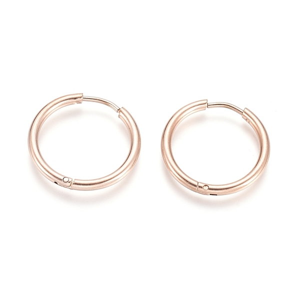 PandaHall Ion Plating(IP) 304 Stainless Steel Huggie Hoop Earrings, Hypoallergenic Earrings, with 316 Surgical Stainless Steel Pin, Rose...
PandaHall Ion Plating(IP) 304 Stainless Steel Huggie Hoop Earrings, Hypoallergenic Earrings, with 316 Surgical Stainless Steel Pin, Rose...