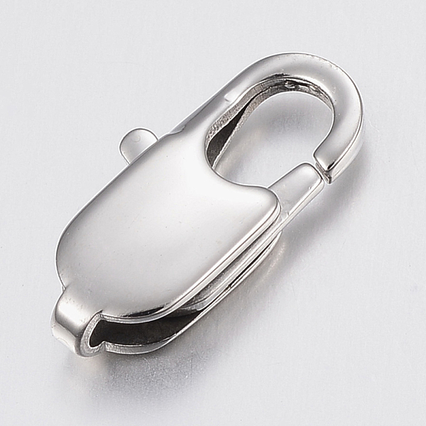 PandaHall 304 Stainless Steel Lobster Claw Clasps, Stainless Steel Color, 18x8.5x3.5mm, Hole: 2x3mm 304 Stainless Steel Others
PandaHall 304 Stainless Steel Lobster Claw Clasps, Stainless Steel Color, 18x8.5x3.5mm, Hole: 2x3mm 304 Stainless Steel Others
