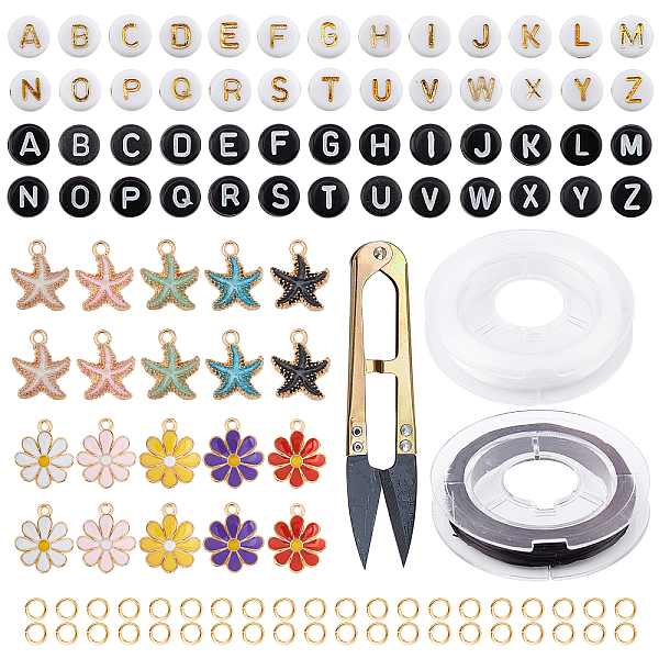 PandaHall CHGCRAFT DIY Children's Day Themed Stretch Bracelets Making Kits, Including Flat Round with Alphabet Acrylic Beads, Flower &..., Multicolor
PandaHall CHGCRAFT DIY Children's Day Themed Stretch Bracelets Making Kits, Including Flat Round with Alphabet Acrylic Beads, Flower &..., Multicolor