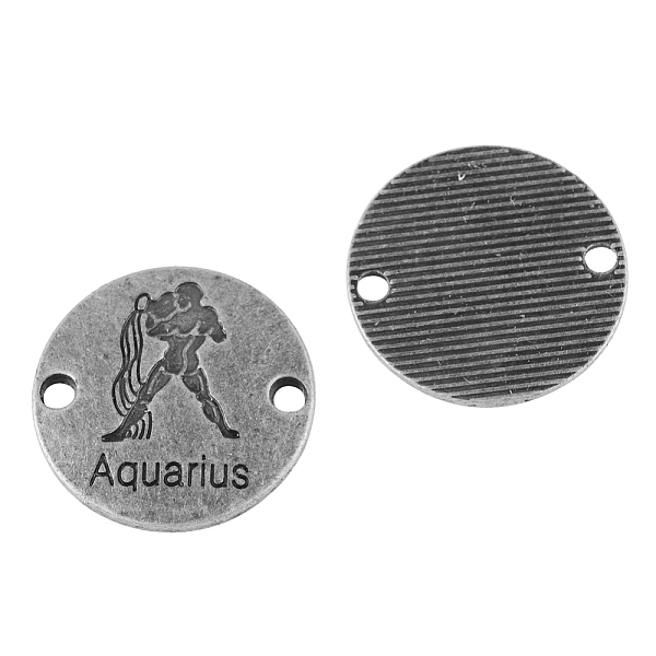 PandaHall Tibetan Style Alloy Links connectors, Flat Round with Constellation/Zodiac Sign, Cadmium Free & Lead Free, Aquarius, 23x2mm, Hole...
PandaHall Tibetan Style Alloy Links connectors, Flat Round with Constellation/Zodiac Sign, Cadmium Free & Lead Free, Aquarius, 23x2mm, Hole...