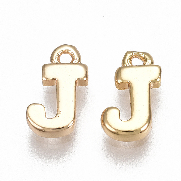 PandaHall Brass Charms, Letter, Nickel Free, Real 18K Gold Plated, Letter.J, 8.5x5x1.5mm, Hole: 0.8mm Brass Letter
PandaHall Brass Charms, Letter, Nickel Free, Real 18K Gold Plated, Letter.J, 8.5x5x1.5mm, Hole: 0.8mm Brass Letter