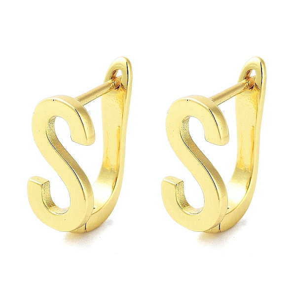 PandaHall Brass Letter Stud Earrings for Women, Lead Free & Cadmium Free, Real 18K Gold Plated, Letter S, 15.5x7mm Brass Letter S
PandaHall Brass Letter Stud Earrings for Women, Lead Free & Cadmium Free, Real 18K Gold Plated, Letter S, 15.5x7mm Brass Letter S